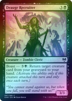Draugr Recruiter 087/285 - Foil Kaldheim Foil Singles