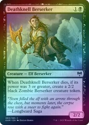 Deathknell Berserker 083/285 - Foil Kaldheim Foil Singles