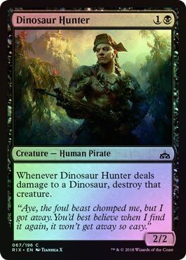 Dinosaur Hunter 067/196 - Foil Rivals of Ixalan Foil Singles