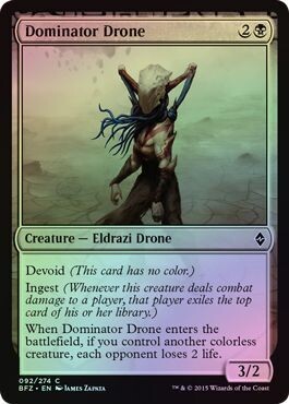 Dominator Drone 092/274 - Foil
Battle for Zendikar Foil Singles
