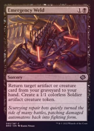 Emergency Weld 093/287 - Foil The Brothers&#39; War Foil Singles