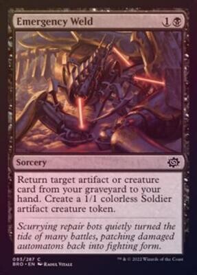 Emergency Weld 093/287 - Foil The Brothers&#39; War Foil Singles