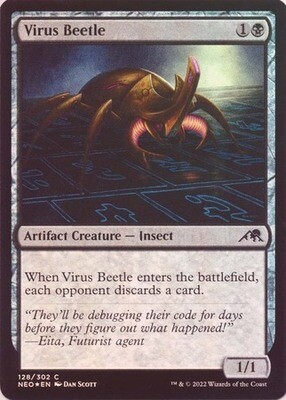 Virus Beetle 128/302 - Foil
Kamigawa Neon Dynasty Foil Singles(Español)