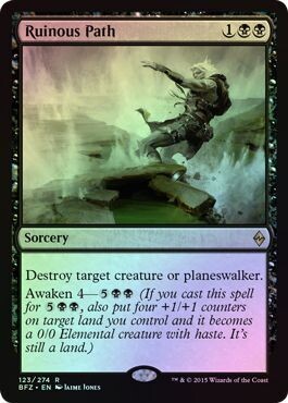 Ruinous Path 123/274 - Foil
Battle for Zendikar Foil Singles(Español)
