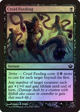 Cruel Feeding 64/165 - Foil Journey Into Nyx Foil Singles (Español)