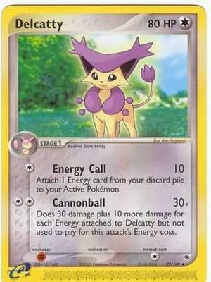 Delcatty - 29/109 - Uncommon
Ex Ruby &amp; Sapphire Singles