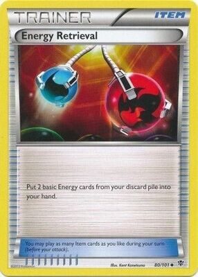 Energy Retrieval - 80/101 - Uncommon
Black &amp; White 10: Plasma Blast Singles