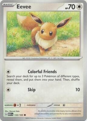 Eevee - 133/165 - Common
Scarlet &amp; Violet 151 Singles