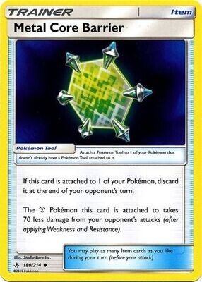 Metal Core Barrier - 180/214 - Uncommon
Sun &amp; Moon: Unbroken Bonds Singles