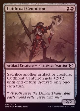 Cutthroat Centurion 089/271 - Foil
Phyrexia All Will Be One Foil Singles