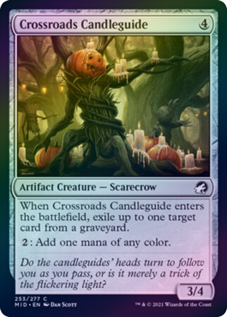 Crossroads Candleguide 253/277 - Foil
Innistrad: Midnight Hunt Foil Singles (Español)