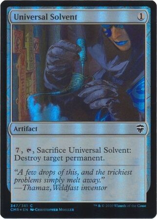 Universal Solvent 347/361 - Foil Commander Legends Foil Singles