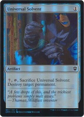 Universal Solvent 347/361 - Foil Commander Legends Foil Singles