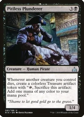 SJ Pitiless Plunderer - Rivals of Ixalan (RIX) Rivals of Ixalan