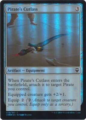 Pirate&#39;s Cutlass 333/361 - Foil Commander Legends Foil Singles
