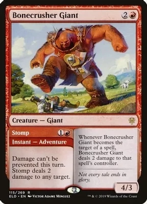 Bonecrusher Giant - Throne of Eldraine (ELD) Throne of Eldraine
