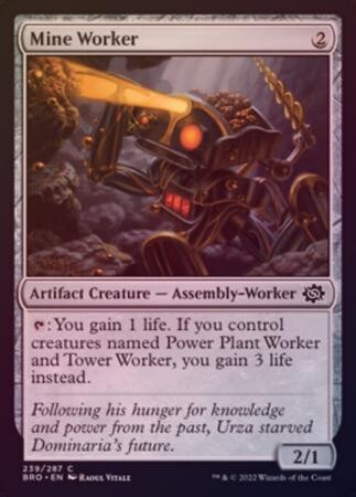 Mine Worker 239/287 - Foil The Brothers&#39; War Foil Singles