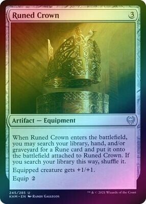 Runed Crown 245/285 - Foil Kaldheim Foil Singles (Español)