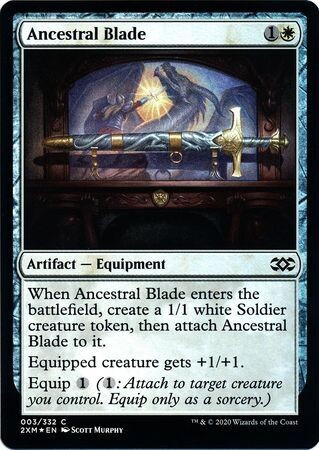 Ancestral Blade 003/332 - Foil
Double Masters Foil Singles