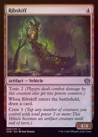 Ribskiff 240/271 - Foil Phyrexia All Will Be One Foil Singles