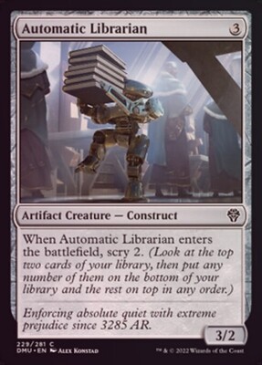 Automatic Librarian 229/281 - Foil Dominaria United Foil Singles