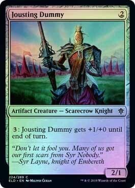 Jousting Dummy 224/269 - Foil Throne of Eldraine Foil Singles