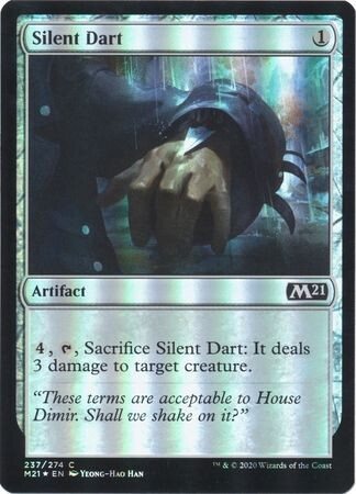 Silent Dart 237/274 - Foil
Magic 2021 (M21) Foil Singles