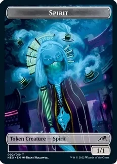 GA Spirit (002) // Spirit (009) Double-sided Token - Kamigawa: Neon Dynasty (NEO)
Kamigawa: Neon Dynasty Foil