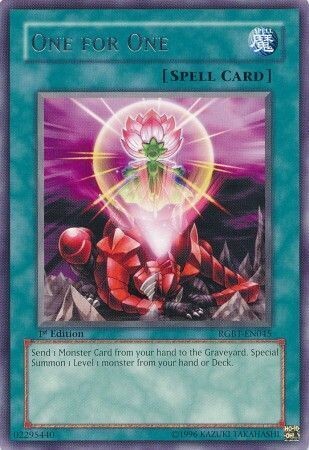 One for One - RGBT-EN045 - Rare 1st Edition
Raging Battles [RGBT] 1st Edition Singles