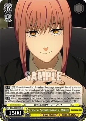 Leader of Special Division 4, Makima - Chainsaw Man (CSM)
Chainsaw Man Foil