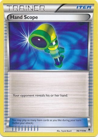 Hand Scope - 96/119 - Uncommon
XY: Phantom Forces Singles
