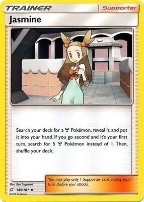 Jasmine - 145/181 - Uncommon Sun &amp; Moon: Team Up Singles