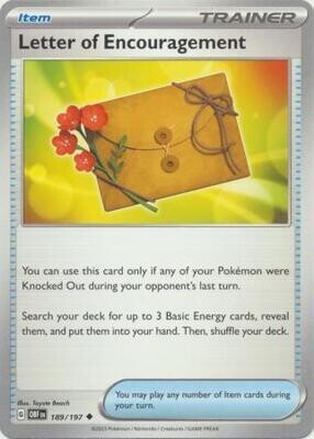 Letter of Encouragement - 189/197 - Uncommon Obsidian Flames Singles