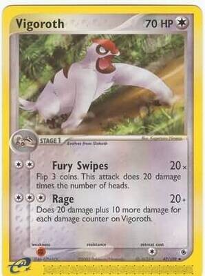 Vigoroth - 47/109 - Uncommon
Ex Ruby &amp; Sapphire Singles