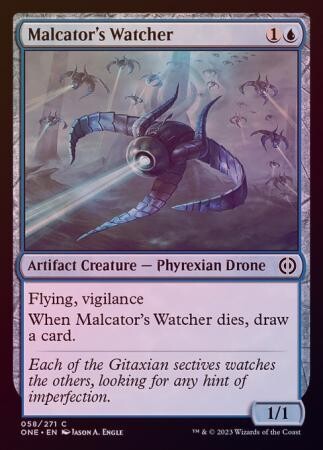 Malcator&#39;s Watcher 058/271 - Foil
Phyrexia All Will Be One Foil Singles