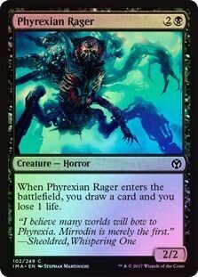 Phyrexian Rager 102/249 - Foil Iconic Masters Foil Singles
