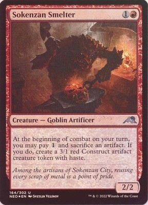 Sokenzan Smelter 164/302 - Foil Kamigawa Neon Dynasty Foil Singles