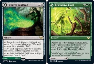 Pestilent Cauldron // Restorative Burst 154/275
Strixhaven: School of Mages Singles (Español)