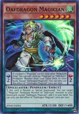 Oafdragon Magician - SDMP-EN004 - Super Rare 1st Edition Structure Deck: Master of Pendulum Singles