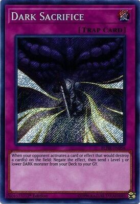 SH Dark Sacrifice - BLHR-EN056 - Secret Rare 1st Edition Battles of Legend: Hero&#39;s Revenge Singles