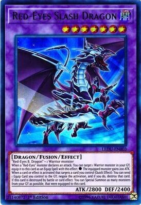 Red-Eyes Slash Dragon - LEDU-EN003 - Ultra Rare 1st Edition
Legendary Duelists Singles
