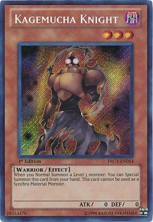 Kagemucha Knight - PRC1-EN014 - Secret Rare
Yu-Gi-Oh! Promo Cards