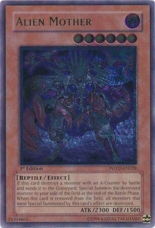 Ultimate Rare - Alien Mother - POTD-EN028 1st Edition
Power of the Duelist [POTD] 1st Edition Singles