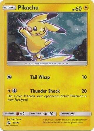 Pikachu - SM98 - Holo Promo
Pokemon Sun &amp; Moon Promos