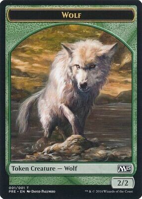 Wolf 001/001 - Token Promo (M15 Pre-Release)
Prerelease and Standard Release Cards (Español)