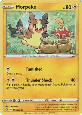 Morpeko - 035/072 - Common
Shining Fates Singles
