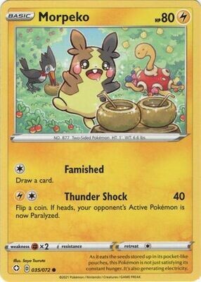 Morpeko - 035/072 - Common
Shining Fates Singles