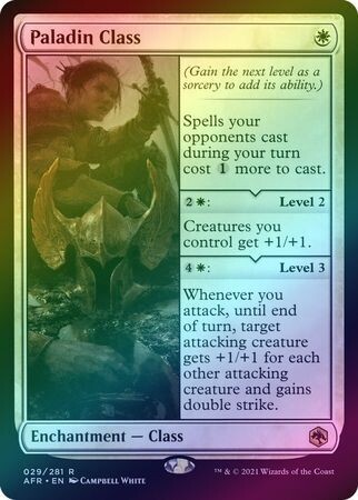 Paladin Class 029/281 - Foil
Adventures in the Forgotten Realms Foil Singles(Español)