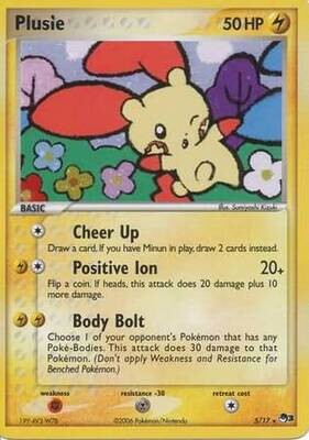 Plusle - 5/17 - Holo Rare
Pokemon POP Series 3 Promos