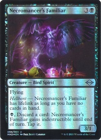 Necromancer&#39;s Familiar 094/303 - Foil Modern Horizons 2 Foil Singles